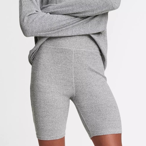 ✨RAG & BONE✨ NWT The Knit Rib Slim Fit Bike Short in Light Grey Sz XS - Picture 7 of 8